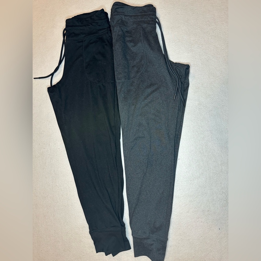 Lole Black and Gray Jogger Pants Lot Comfort Workout Running Small Stretch Pants